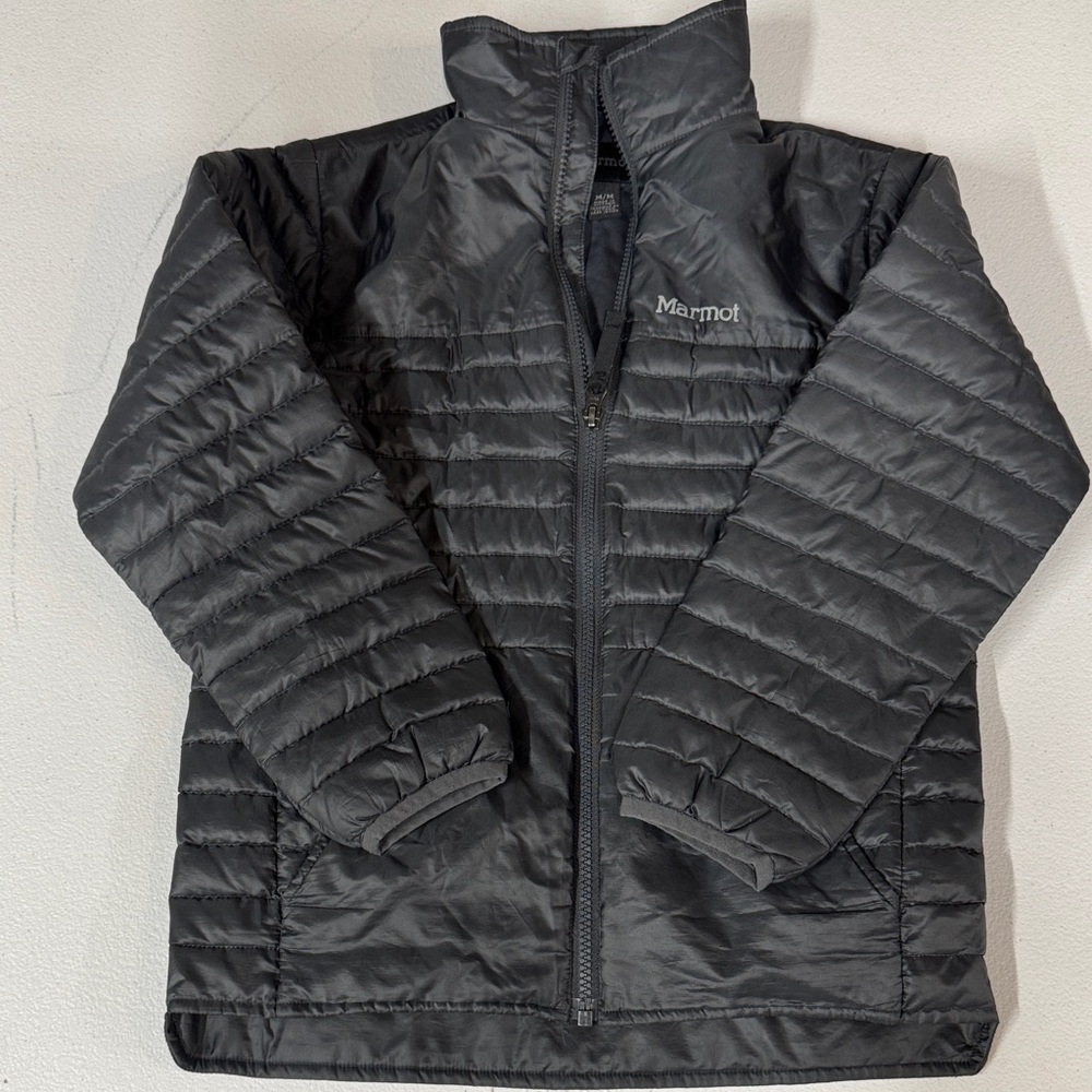 Marmot Kids Charcoal Puffer Jacket